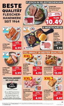 Bratwurst im Kaufland Prospekt "KNÜLLER" mit 64 Seiten (Erfurt)