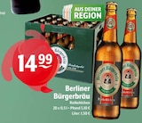 Rotkehlchen Angebote von Berliner Bürgerbräu bei Getränke Hoffmann Oranienburg für 14,99 €