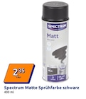 Spectrum Matte Sprühfarbe schwarz im Angebot bei Action in Homburg Spectrum Matte Sprühfarbe schwarz Angebote von Spectrum bei Action Homburg für 2,35 €