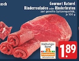Rinderrouladen Angebote von Gourmet Naturel bei EDEKA Mülheim für 1,89 €
