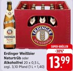 Weißbier Naturtrüb oder Alkoholfrei bei E center im Lambrecht Prospekt für 13,99 €