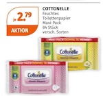 Feuchtes Toilettenpapier im Müller Prospekt Feuchtes Toilettenpapier von Cottonelle im aktuellen Müller Prospekt für 2,79 €