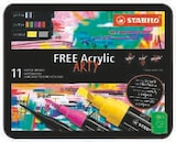 11 marqueurs peinture acrylique - STABILO FREE - Super U à Brive-la-Gaillarde 11 marqueurs peinture acrylique - STABILO FREE en promo chez Super U Brive-la-Gaillarde à 17,49 €