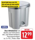 Duo-Abfalleimer Angebote von rotho bei E center Bensheim für 12,99 €