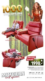 Trapezsofa im Polstermöbel Fischer Prospekt Trapezsofa im Polstermöbel Fischer Prospekt "JUBILÄUM" auf Seite 9