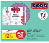 Lot de 2 oreillers totale douceur - DODO en promo chez Intermarché Valence à 12,50 €