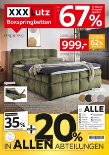 Bett im aktuellen XXXLutz Prospekt (Fürth) Bett im XXXLutz Prospekt "Boxspringbetten" mit 16 Seiten (Fürth)