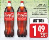 Aktuelle Coca Cola Angebote bei WEZ in Löhne Aktuelles Coca-Cola Angebot bei WEZ in Löhne ab 1,49 €