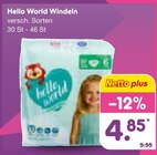 Windeln von Hello World im aktuellen Netto Marken-Discount Prospekt für 4,85 €
