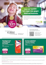 Apotheke Prospekt von mea - meine apotheke Wiesbaden mea - meine apotheke Prospekt: "Unsere Dezember-Angebote", 4 Seiten, 01.12.2023 - 31.12.2023