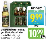 Aktuelles Bio-Apfelsaft klar Angebot bei E center in Trier ab 9,99 €