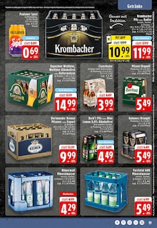 Krombacher im EDEKA Prospekt "Aktuelle Angebote" mit 24 Seiten (Stolberg (Rheinland, Kupferstadt))