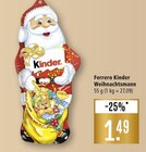 Kinder Weihnachtsmann Angebote von Ferrero bei Marktkauf Lörrach für 1,49 €