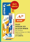 Frixion Blister Minen von PILOT für 4,29 € bei Müller im Angebot Frixion Blister Minen von PILOT im aktuellen Müller Prospekt