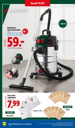 Prix et réduction Sac Aspirateur dans le prospectus Lidl en cours Offre Sac Aspirateur dans le catalogue Lidl du moment à la page 32