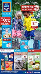 Aktueller ALDI SÜD Discounter Prospekt für Konradsreuth: Gutes für Alle. mit 47} Seiten, 16.09.2024 - 21.09.2024