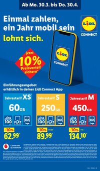 Handy im Lidl Prospekt "LIDL LOHNT SICH" mit 68 Seiten (Reutlingen)
