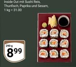 Inside Out mit Sushi Reis, Thunfisch, Paprika und Sesam im Angebot bei GLOBUS in Frechen Inside Out mit Sushi Reis, Thunfisch, Paprika und Sesam Angebote bei GLOBUS Frechen für 8,99 €