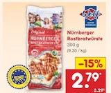 Netto Marken-Discount Salching - Nürnberger Rostbratwürste Angebot im Prospekt Nürnberger Rostbratwürste bei Netto Marken-Discount im Salching Prospekt für 2,79 €