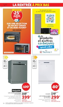Catalogue Hyper U, 11/08/2026 - 06/09/2026, LES PRIX BAS Spécial rentrée, 96 pages Prospectus Hyper U en cours, "LES PRIX BAS Spécial rentrée", 96 pages
