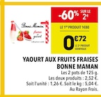 Yaourt aux fruits fraises à Supeco dans Saint-Saulve