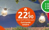 Promo Guirlande solaire à 22,90 € dans le catalogue Mr. Bricolage à Le Séquestre