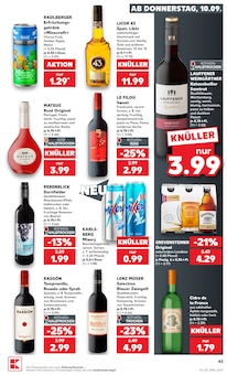 Likör im Kaufland Prospekt "Hier bin ich richtig" mit 68 Seiten (Mannheim)