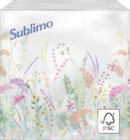 Serviettes en papier - SUBLIMO dans le catalogue Aldi