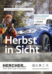 Volkswagen Prospekt für Zwickau: "Herbst in Sicht", 1 Seite, 01.09.2023 - 30.11.2023