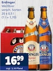 Weißbier Angebote von Erdinger bei Getränkewelt Willich für 16,99 €