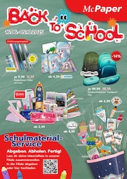 McPaper Prospekt für Jüchen mit 4 Seiten McPaper Prospekt für Jüchen: "BACK TO SCHOOL", 4 Seiten, 16.06.2025 - 05.10.2025