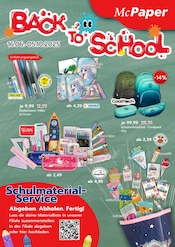 Aktueller McPaper Weitere Geschäfte Prospekt in Alpen und Umgebung, "BACK TO SCHOOL" mit 4 Seiten, 16.06.2025 - 05.10.2025