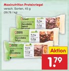 Proteinriegel Angebote von Maxinutrition bei Netto Marken-Discount Heidelberg für 1,79 €