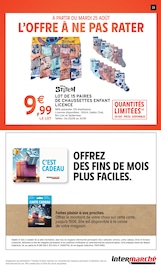 Promos Chaussettes dans le catalogue "VIVE LA FIN DES VACANCES" de Intermarché Express Chaussettes en promo dans le catalogue Intermarché Express à la page 23