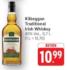 E center Salach - Kilbeggan Traditional Irish Whiskey Angebot im Prospekt Kilbeggan Traditional Irish Whiskey bei E center im Salach Prospekt für 10,99 €
