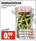 Einmachglas im Angebot bei Wreesmann in Aurich Einmachglas Angebote bei Wreesmann Aurich für 0,99 €