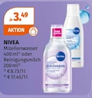 Mizellenwasser oder Reinigungsmilch im Angebot bei Müller in Baden-Baden Mizellenwasser oder Reinigungsmilch Angebote von NIVEA bei Müller Baden-Baden für 3,49 €