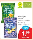 Chips von El Origen für 1,69 € bei budni im Angebot Chips von El Origen im aktuellen budni Prospekt