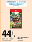Splatoon Raiders Switch 2 - Nintendo en promo chez E.Leclerc Splatoon Raiders Switch 2 - Nintendo dans le catalogue E.Leclerc
