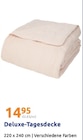 Aktuelle Bettdecke Angebote bei Action in Duisburg Aktuelles Deluxe-Tagesdecke Angebot bei Action in Duisburg ab 14,95 €