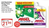 Waschmittel Flüssig im Angebot bei GLOBUS in Zwickau Waschmittel Flüssig Angebote von Ariel bei GLOBUS Zwickau für 21,99 €