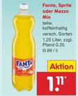 Fanta, Sprite oder Mezzo Mix im Angebot bei Netto Marken-Discount in Friesoythe Fanta, Sprite oder Mezzo Mix Angebote bei Netto Marken-Discount Friesoythe für 1,11 €
