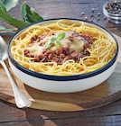 Promo Spaghetti à la bolognaise et parmesan à 1,76 € dans le catalogue Intermarché à Bailleau-le-Pin