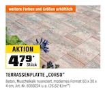 Terrassenplatte "Corso" im Angebot bei OBI in Neubrandenburg Terrassenplatte "Corso" Angebote bei OBI Neubrandenburg für 4,79 €