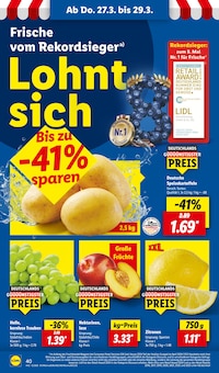 Kartoffeln im Lidl Prospekt "LIDL LOHNT SICH" mit 64 Seiten (Wuppertal)