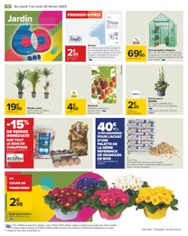 Prix et réduction Terreau universel dans le prospectus Carrefour en cours Offre Terreau universel dans le catalogue Carrefour du moment à la page 70