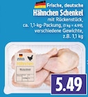Frische, deutsche Hähnchen Schenkel bei EDEKA im Beselich Prospekt für 5,49 €