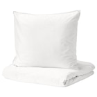 Aktuelles Bettwäsche-Set, 2-teilig weiß 155x220/80x80 cm Angebot bei IKEA in Hagen (Stadt der FernUniversität) ab 19,99 €