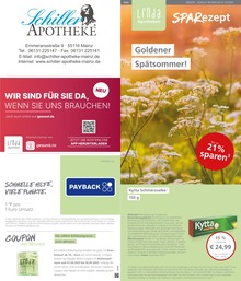 Linda Premiumapotheke Prospekt für Mainz mit 3 Seiten Linda Premiumapotheke Prospekt für Mainz: "Aktuelle Angebote", 3 Seiten, 01.09.2025 - 30.09.2025