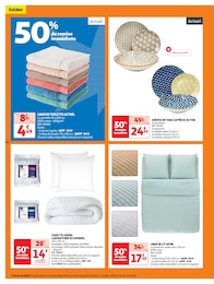 Offre Décoration Table dans le catalogue Auchan Hypermarché du moment à la page 14